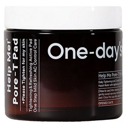 One-day's you Тонер-пэды с эффектом пилинга / Help Me Pore-t Pad, 60 пэдов