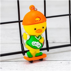 Брелок «Duck skate», orange