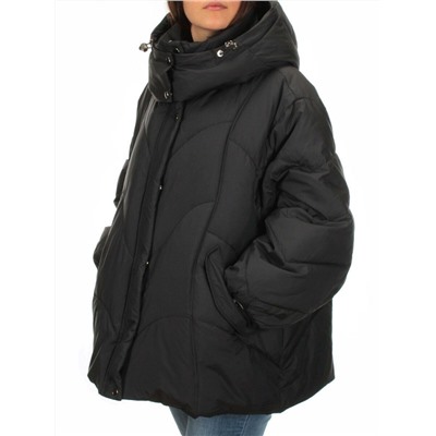 H23-682 BLACK Куртка зимняя женская (тинсулейт)
