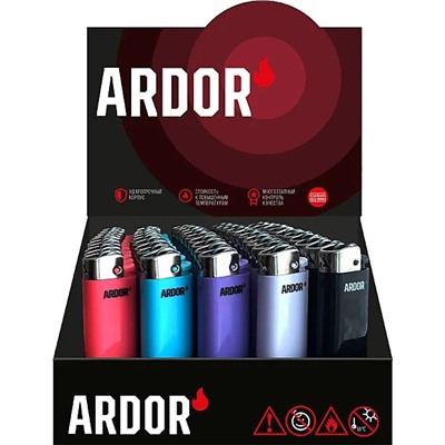 Зажигалка ARDOR, (упаковка 50 шт.)