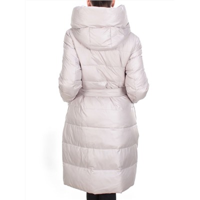 2237 BEIGE Пальто женское зимнее AKIDSEFRS (200 гр. холлофайбера)