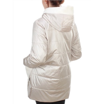 22-302 BEIGE Куртка демисезонная женская AKiDSEFRS (100 гр.синтепона)