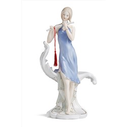 Статуэтка керамическая статуэтка девушки декоративная статуэтка с глазурью "Голубая лагуна" Nothing But Love #850592