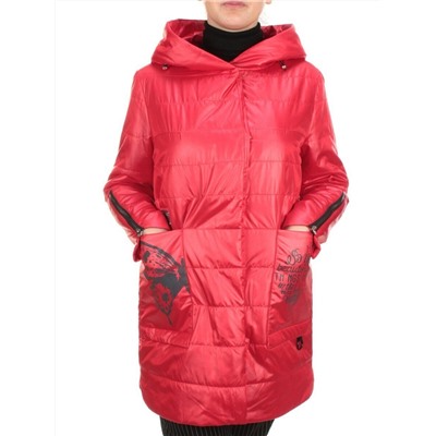 ZW-2181-C RED Куртка демисезонная женская BLACK LEOPARD (100 гр.синтепона)