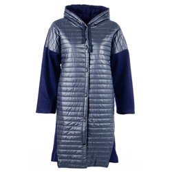 Женское пальто комбинированное 249391 размер 48, 50, 52