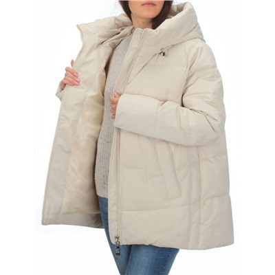 H23-638 LT. BEIGE Куртка зимняя женская (тинсулейт)